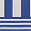 Furn Deck Stripe Blue